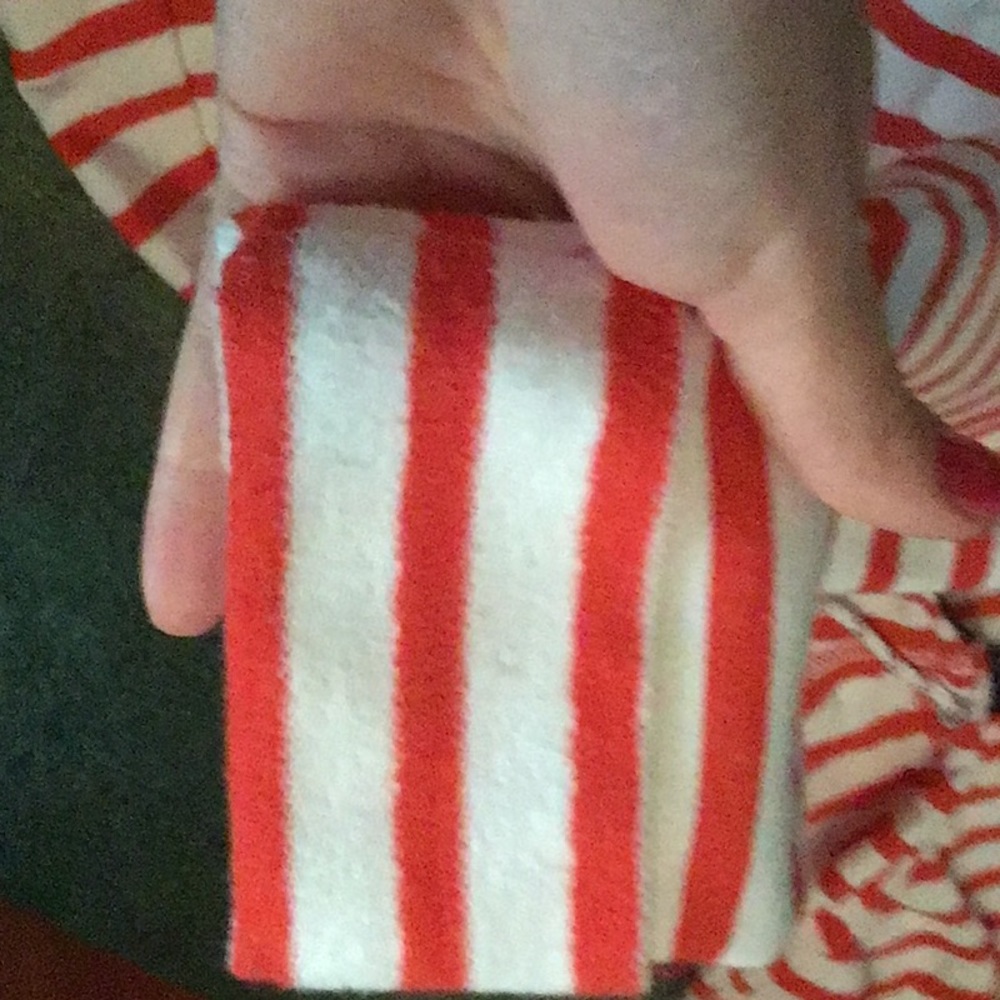 Tommy Hilfiger White & Pink Striped Hoodie - Picture 4 of 5